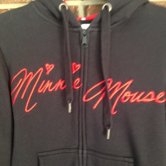 DISNEY Parks Minnie Mouse Hoodie Size XSmall - Picture 3 of 7